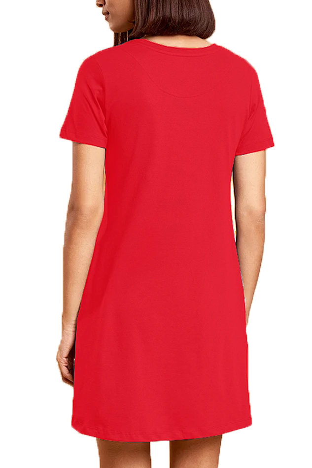 Women’s T-Shirt Dress- Every Journey Needs a First Step– Inspirational Holiday Wear for Busy Women