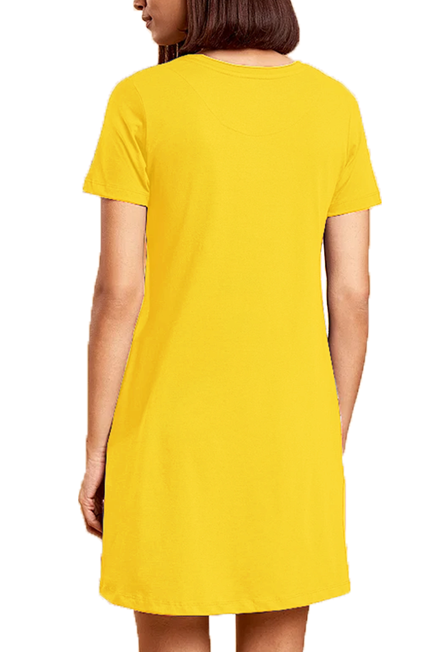 Women’s T-Shirt Dress, Beach Please – Perfect Holiday Wear for Relaxed and Ambitious Women