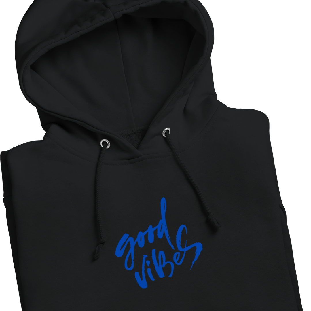 Good Vibes Women's Cropped Hoodie – Stylish Comfort for Busy Women on Holiday or Casual Outings